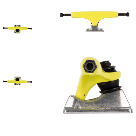 Tensor Alloys Skateboard Trucks - Safety Yellow/Raw 5.25''