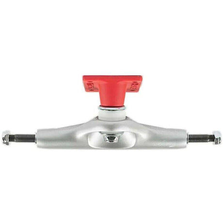 Tensor Mag Light Reflect Skateboard Trucks - Silver/Red 5.5''