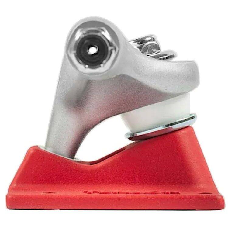 Tensor Mag Light Reflect Skateboard Trucks - Silver/Red 5.5''