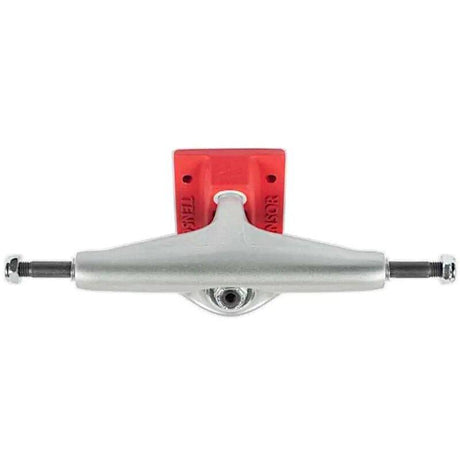 Tensor Mag Light Reflect Skateboard Trucks - Silver/Red 5.5''