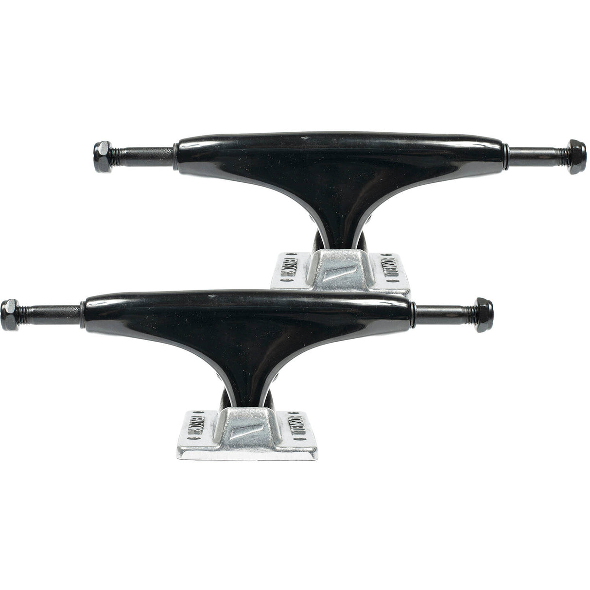 Tensor Alloys Skateboard Trucks - Black/Raw 5"