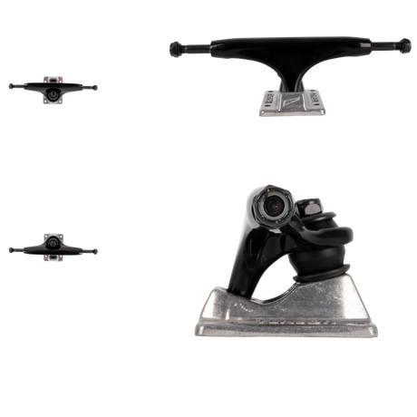 Tensor Alloys Skateboard Trucks - Black/Raw 5.5"