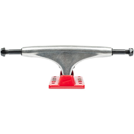 Tensor Alloys Skateboard Trucks - Raw/Red 5.25"