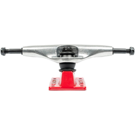 Tensor Alloys Skateboard Trucks - Raw/Red 5"