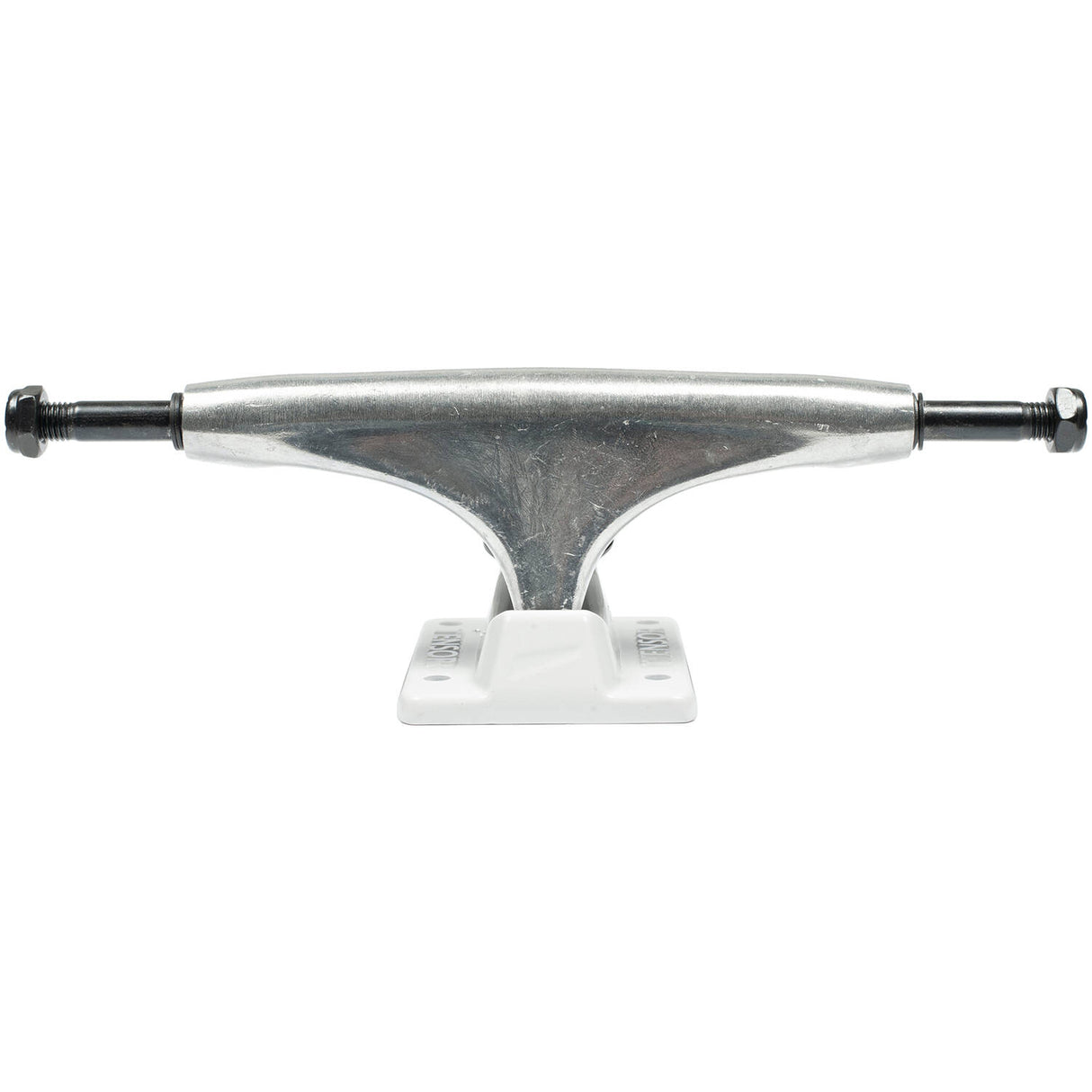 Tensor Alloys Skateboard Trucks - Raw/White 5"