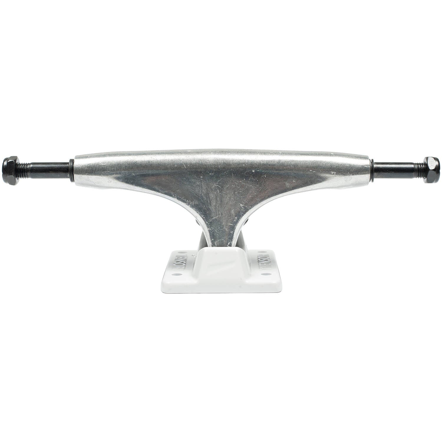 Tensor Alloys Skateboard Trucks - Raw/White 5.5"