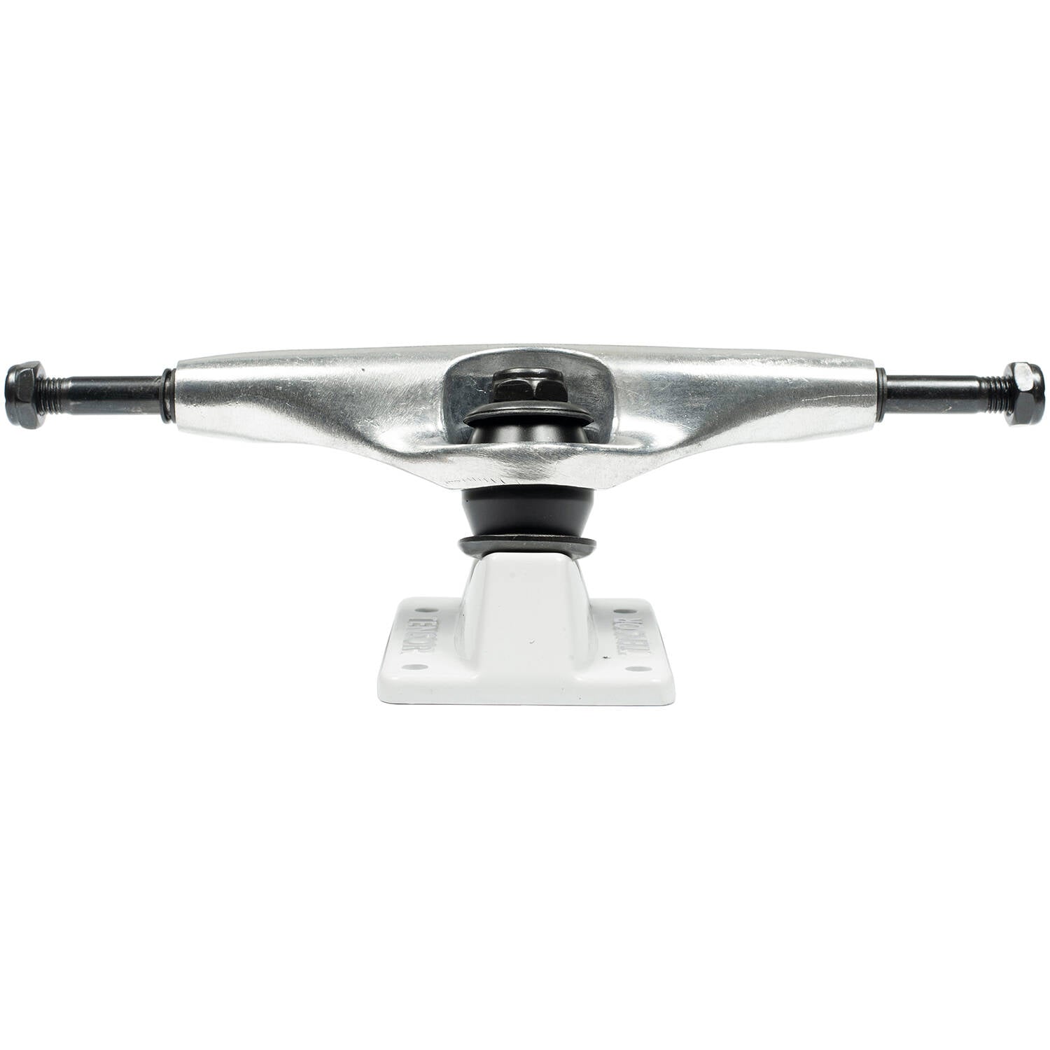 Tensor Alloys Skateboard Trucks - Raw/White 5.5"