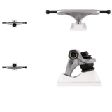 Tensor Alloys Skateboard Trucks - Raw/White 5"