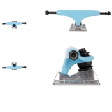 Tensor Alloys Skateboard Trucks - Clear/Sky/Raw 5.5"