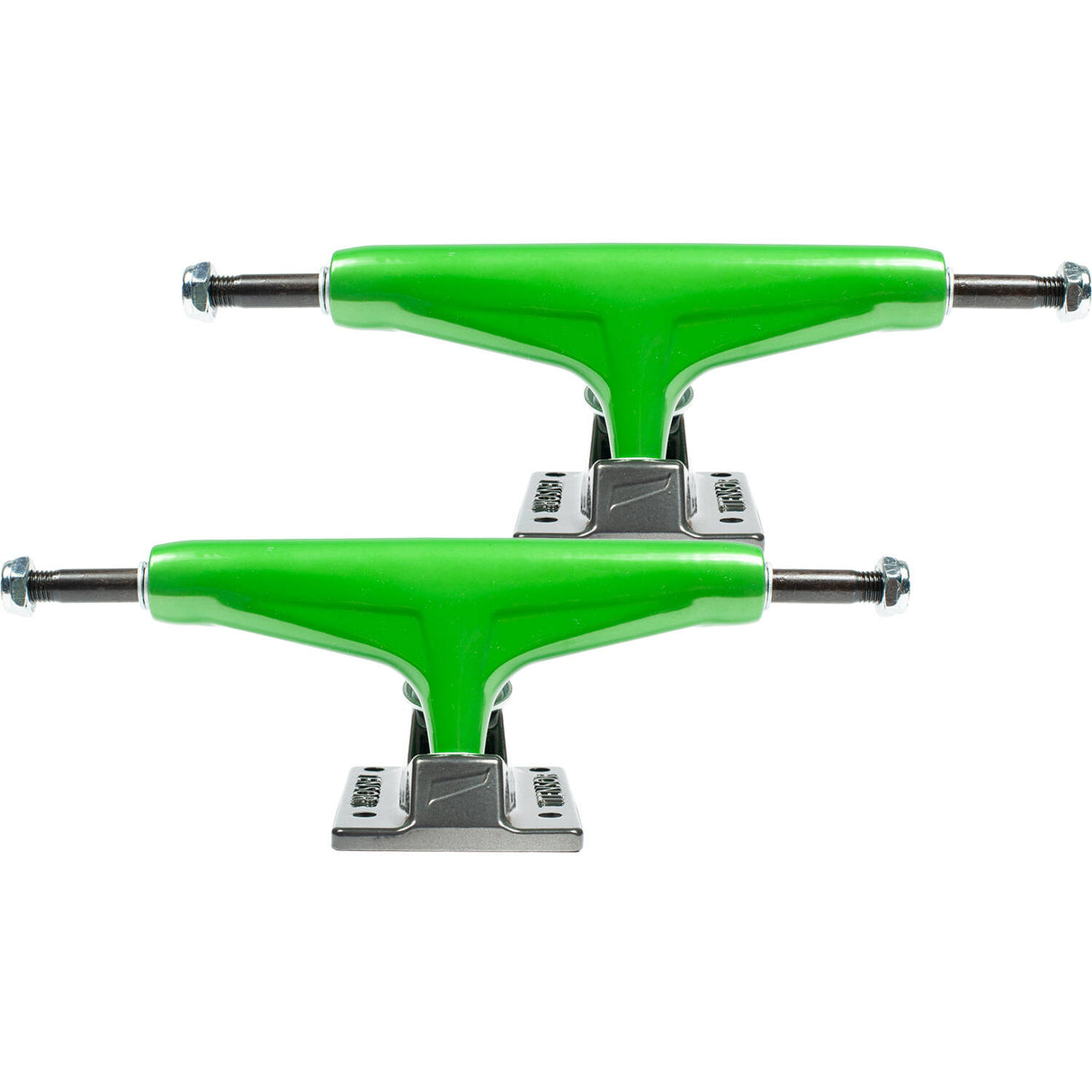Tensor Mag Light Glossy Skateboard Trucks - Green/Gunmetal 5.5"