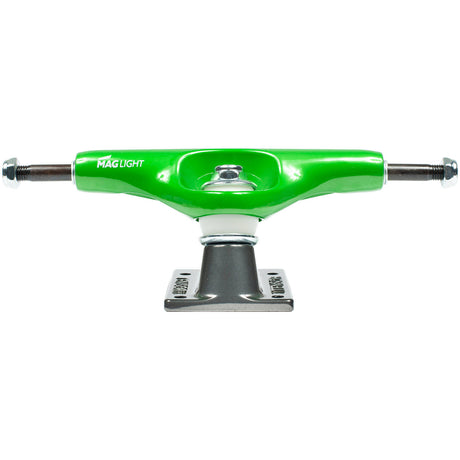 Tensor Mag Light Glossy Skateboard Trucks - Green/Gunmetal 5.5"