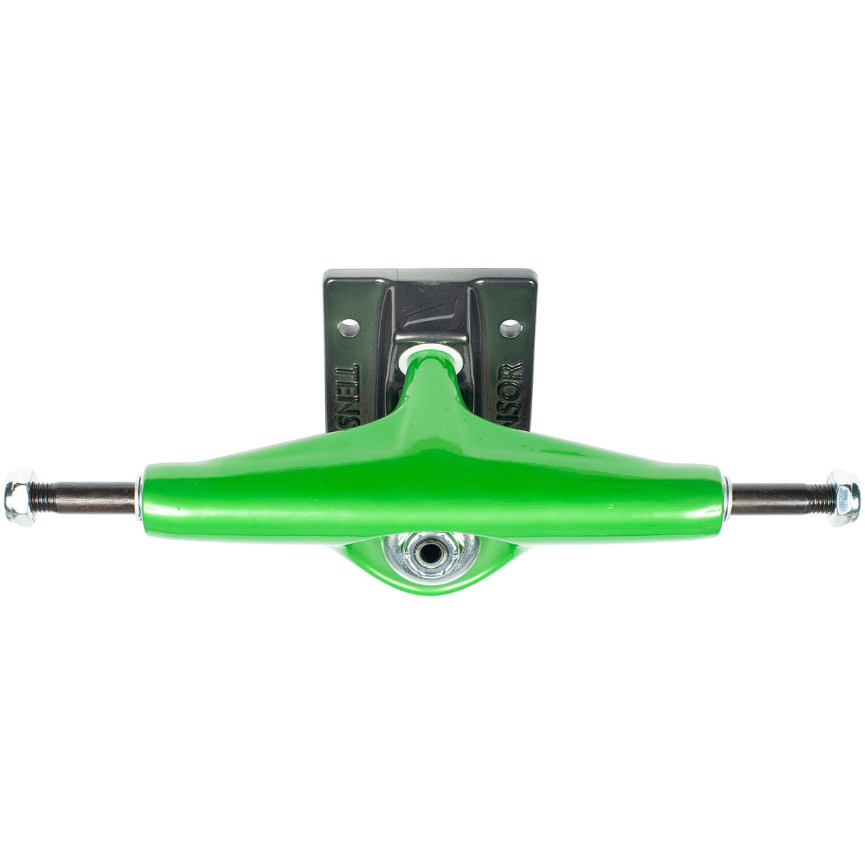 Tensor Mag Light Glossy Skateboard Trucks - Green/Gunmetal 5.25"