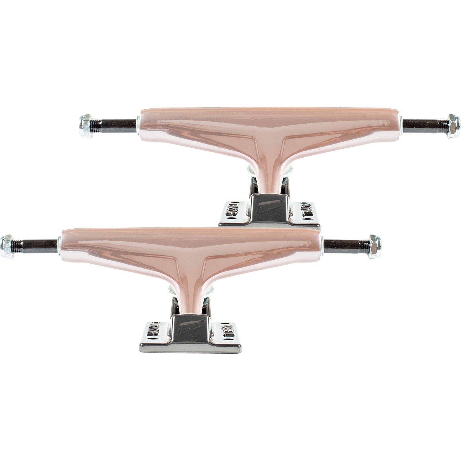 Tensor Mag Light Glossy Skateboard Trucks - Rose Gold/Gunmetal 5.25"