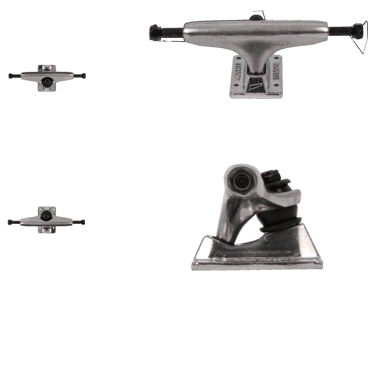 Tensor Alloys Skateboard Trucks - Raw 5.5''
