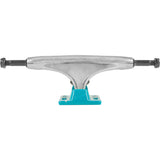 Tensor Alloys Skateboard Trucks - Raw/Aqua