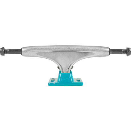 Tensor Alloys Skateboard Trucks - Raw/Aqua