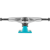Tensor Alloys Skateboard Trucks - Raw/Aqua 5.25"