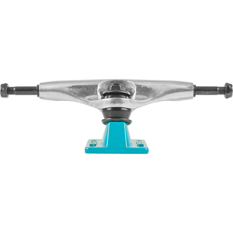 Tensor Alloys Skateboard Trucks - Raw/Aqua 5.25"