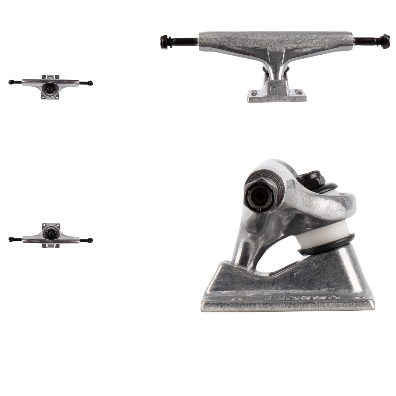 Tensor Alum Skateboard Trucks - Raw 5.0"
