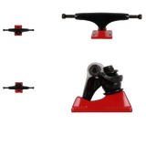 Tensor Alloys Skateboard Trucks - Black/Red 5.25''