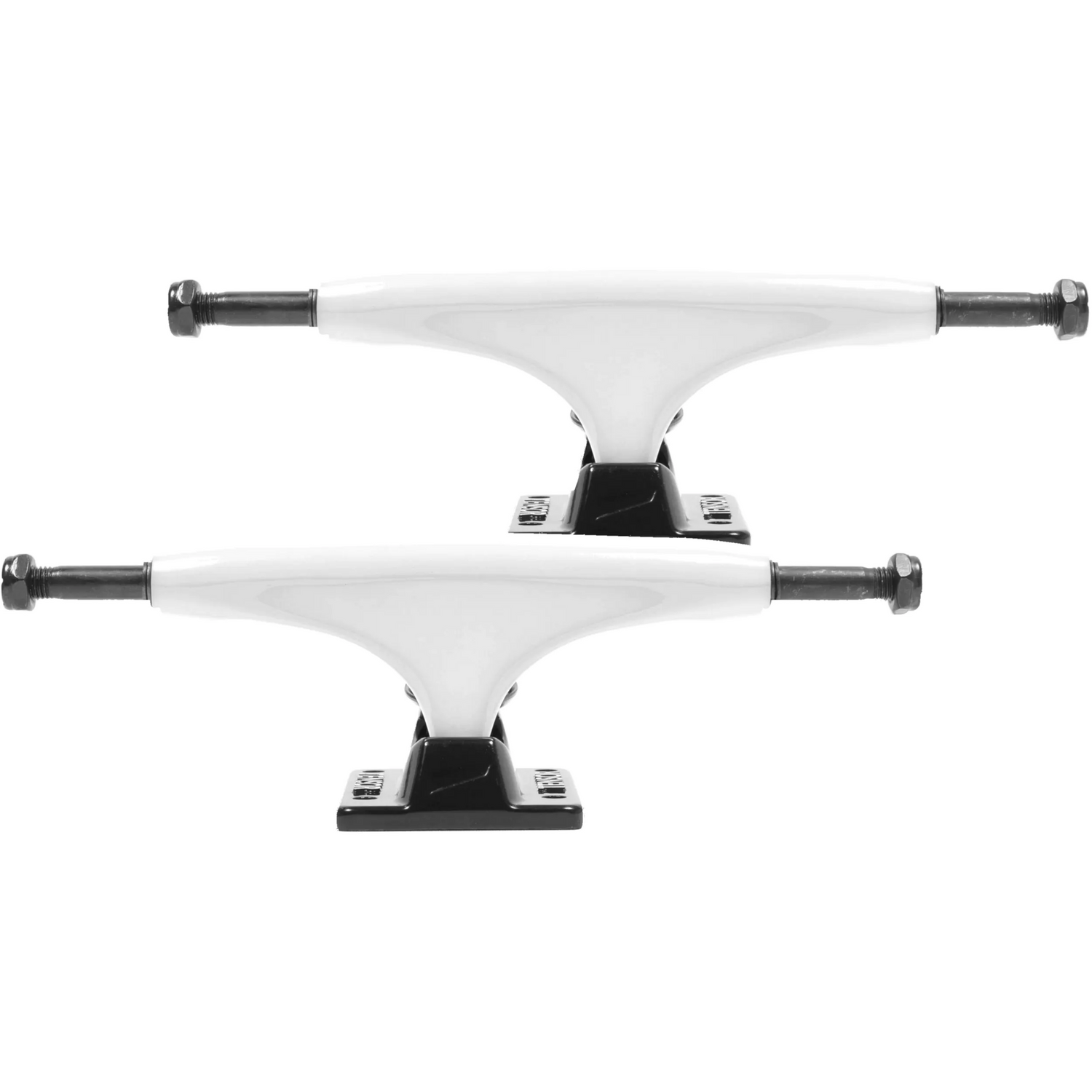 Tensor Alloys Skateboard Trucks - White/Black 5.25''