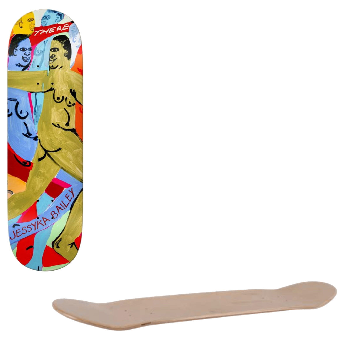 There In Ur Face Skateboard Deck - Jessyka 8.25"
