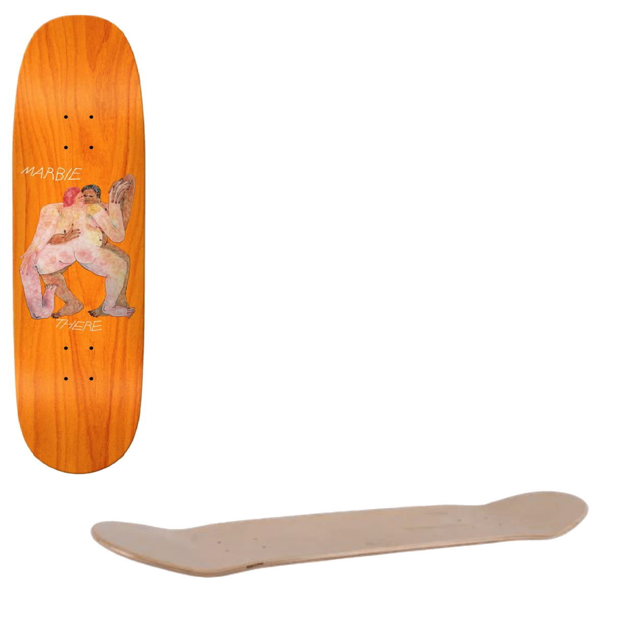 There Slow Song Skateboard Deck - Marbie 8.5"