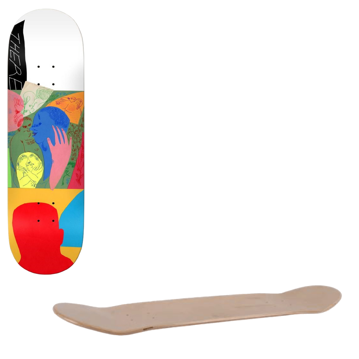 There Tear Skateboard Deck 8.06"