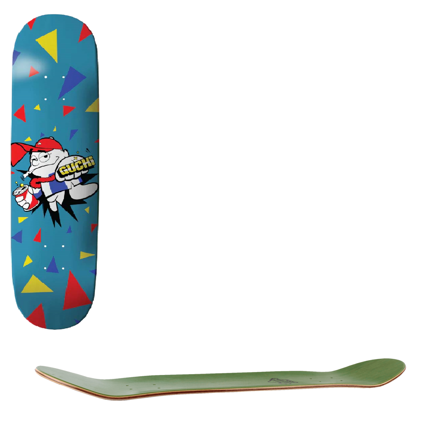 Thank You Punch Skateboard Deck - Hamaguchi 8"