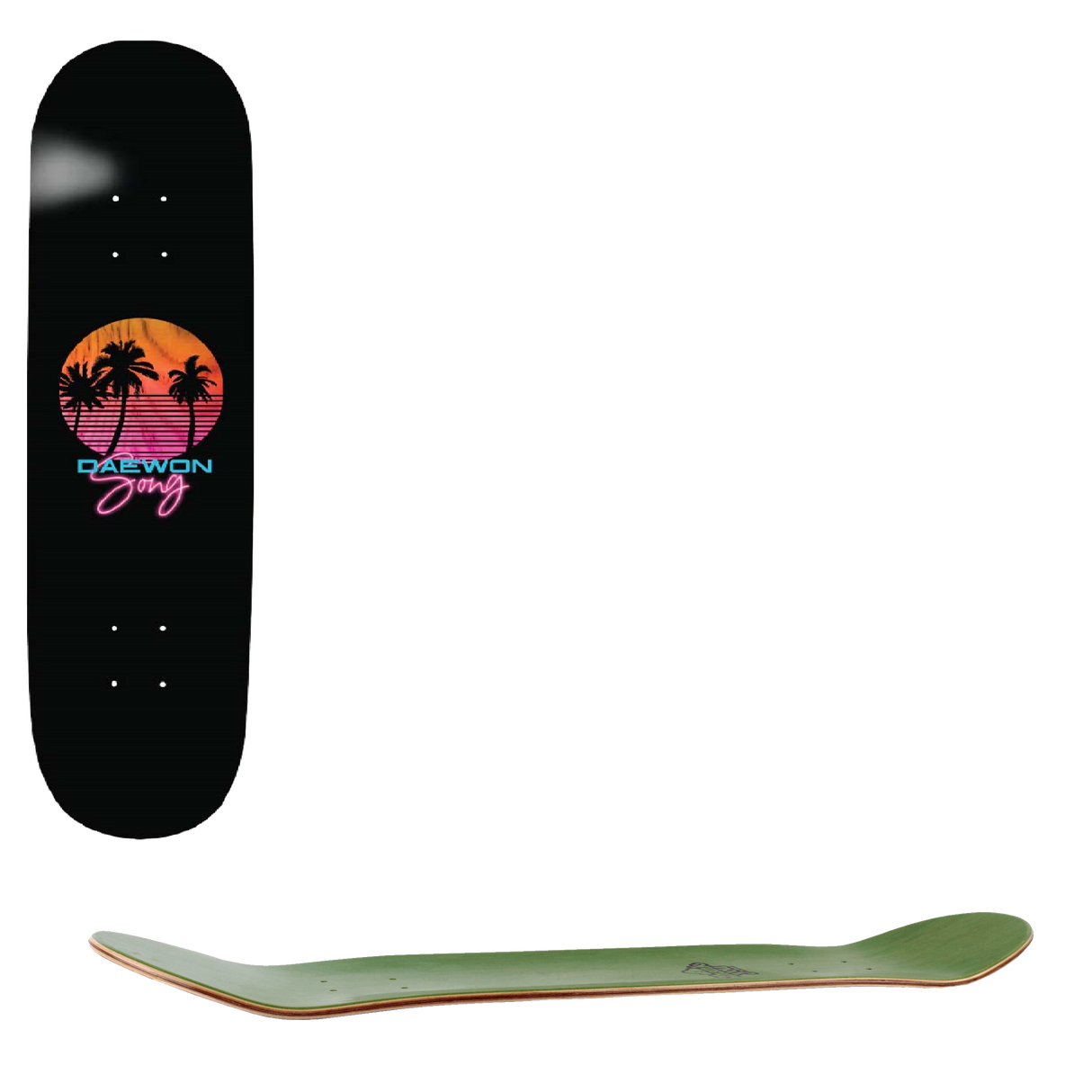 Thank You Sunset Beams Skateboard Deck - Daewon 8.5"