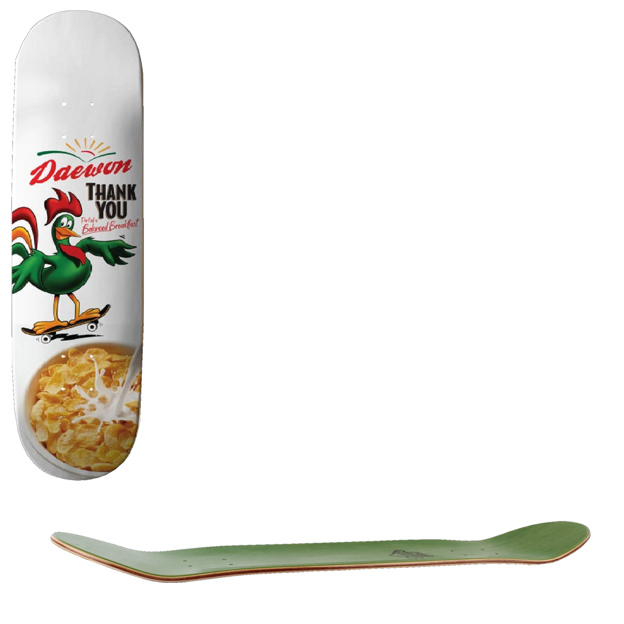 Thank You Balanced Song Skateboard Deck 8''