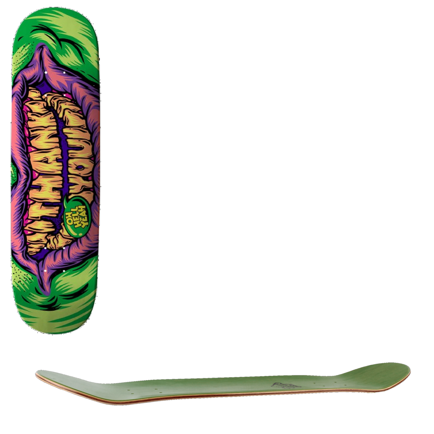 Thank You Say Cheese Skateboard Deck 8''