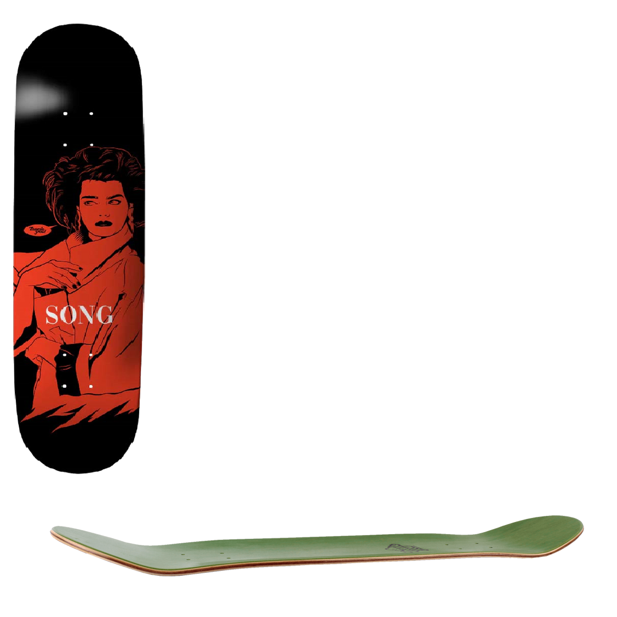 Thank You Vogue Skateboard Deck - Song 8.625"