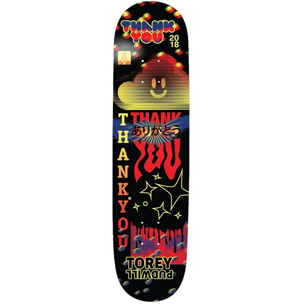 Thank You Torey Pudwill Fly Tiger Skateboard Deck 8.25''