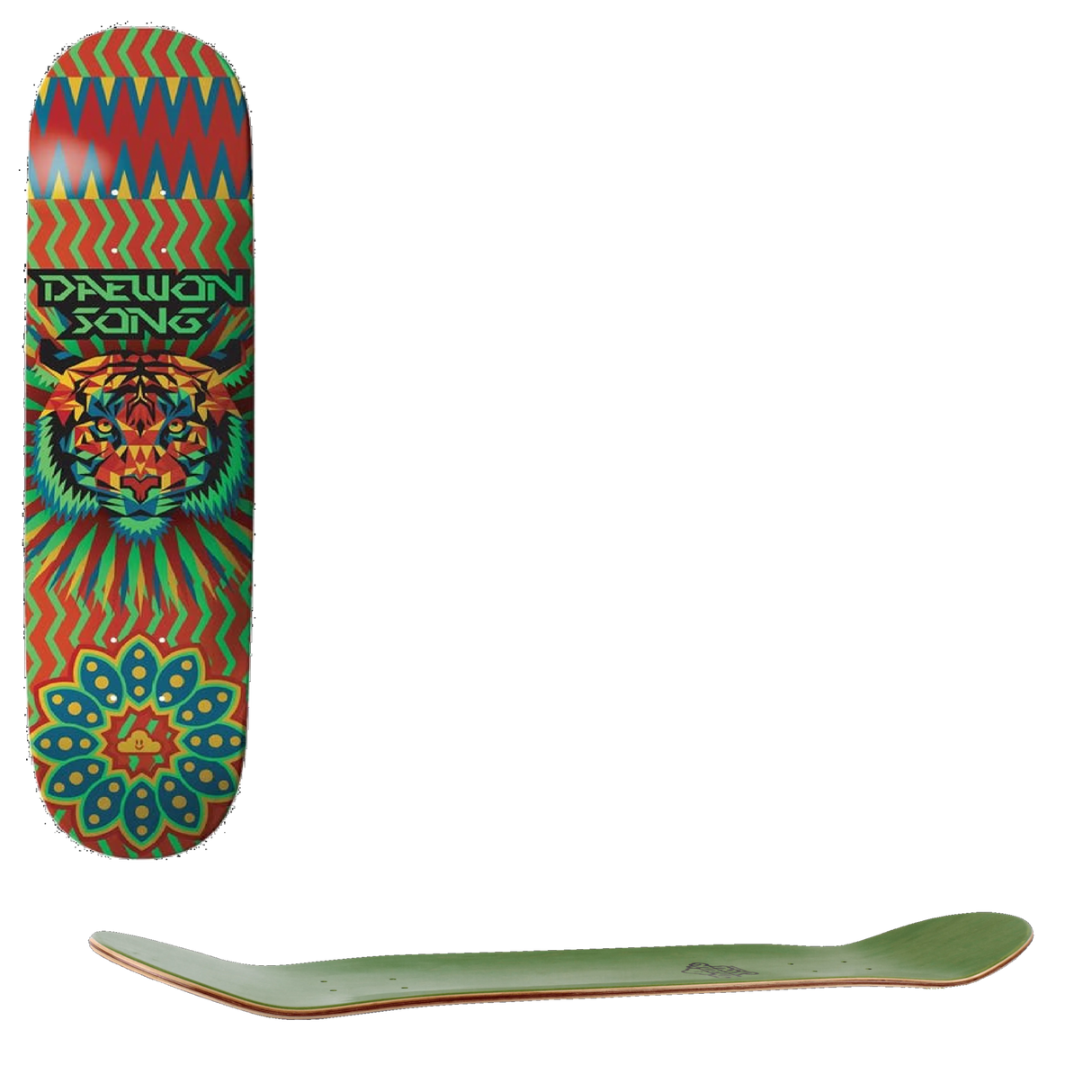 Thank You Daewon Song Geo Tiger Skateboard Deck 8.0''
