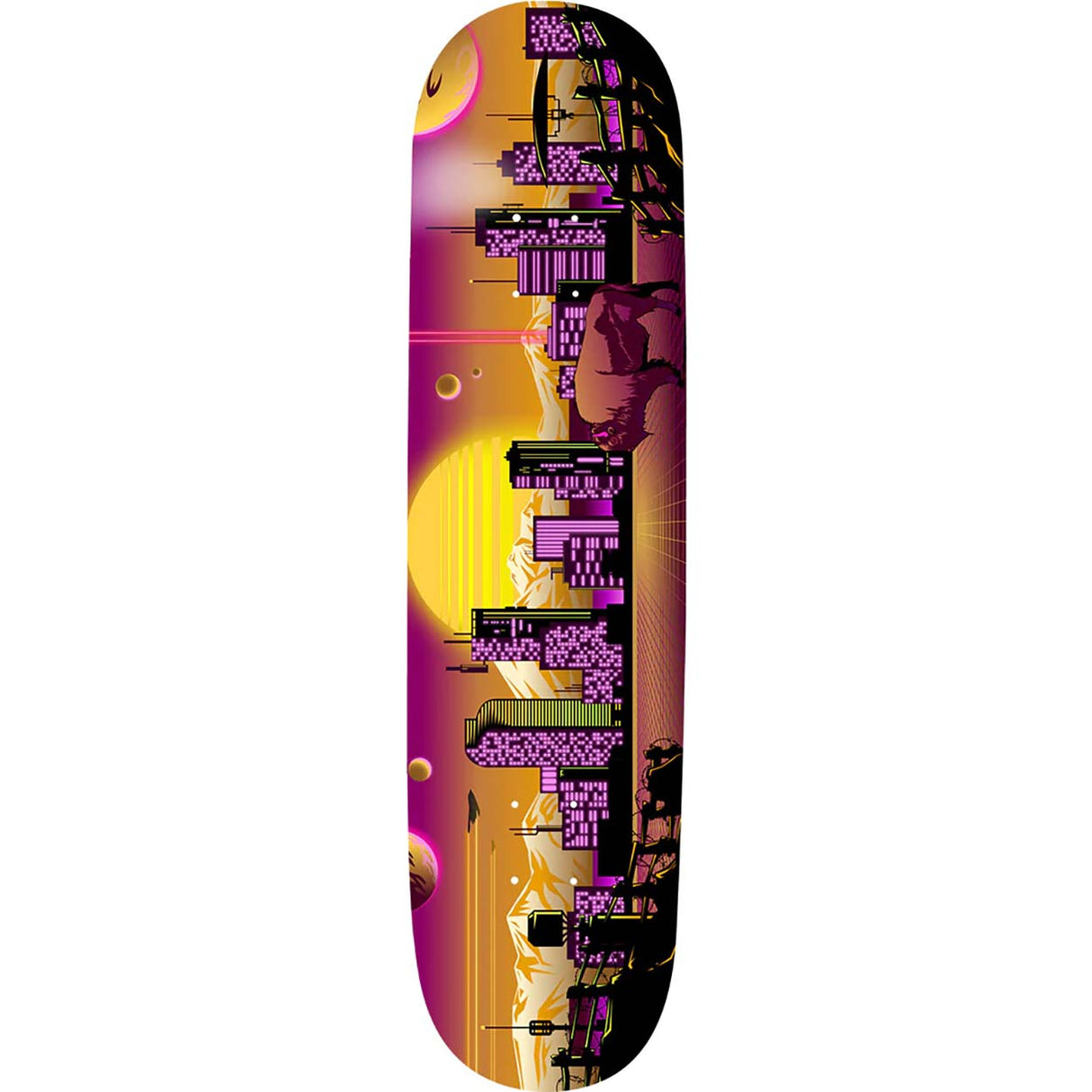 Thank You Vapor Wave Skateboard Deck - Reyes 8.38"