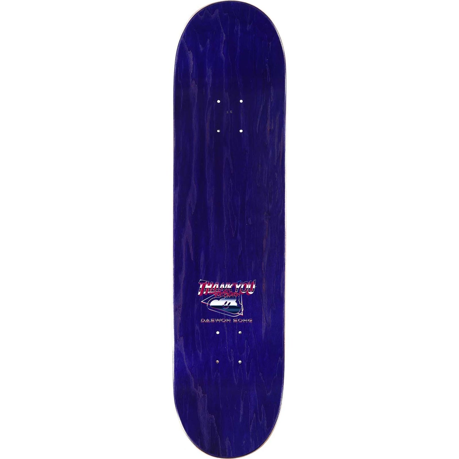 Thank You Vapor Wave Skateboard Deck - Song 8.12"
