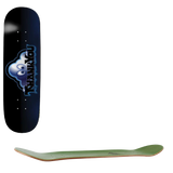 Thank You Ghosted Skateboard Deck - Black 8.5"