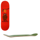 Thank You Hungry Bear Skateboard Deck - Pudwill  8.38"