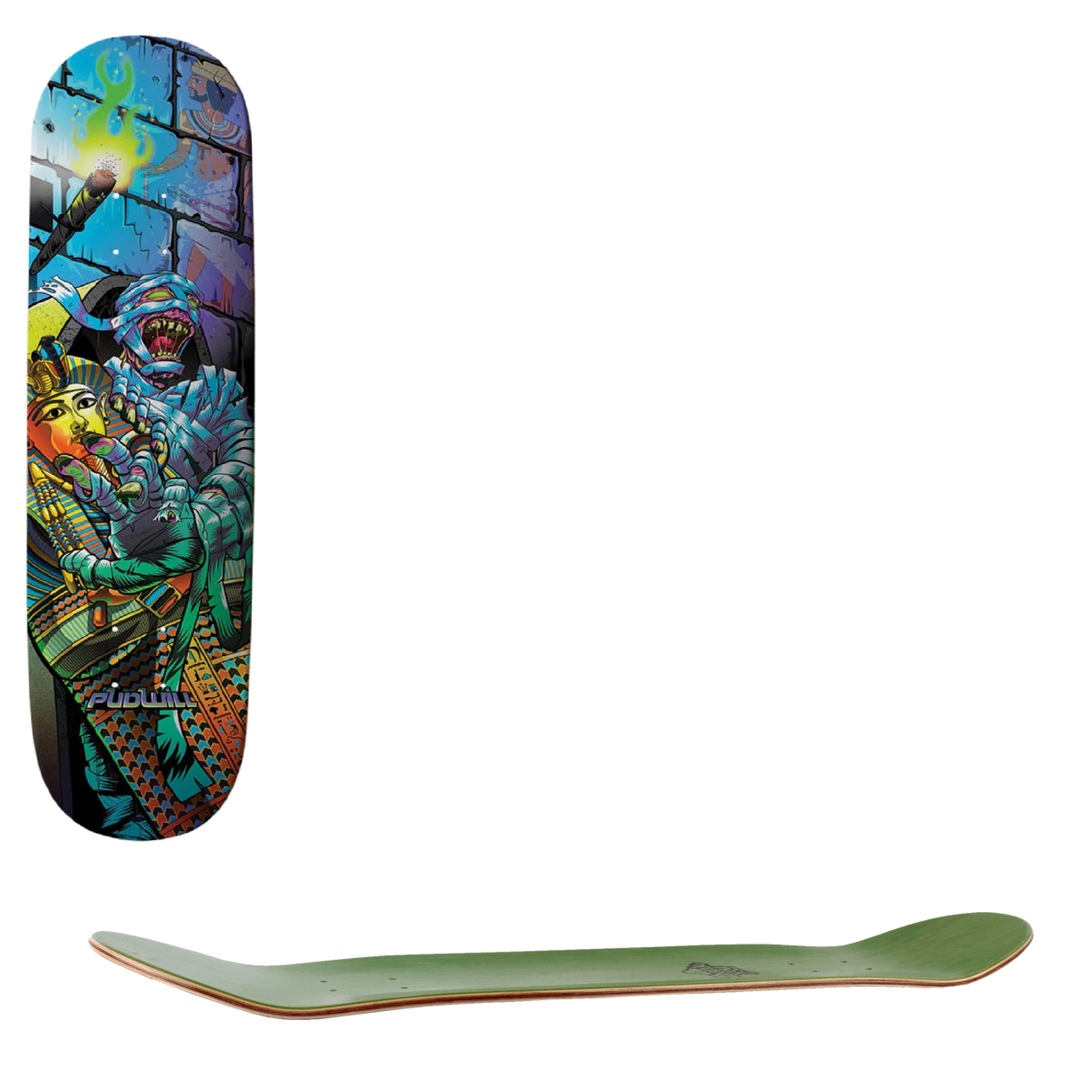 Thank You Mummified Skateboard Deck - Pudwill 8.25"