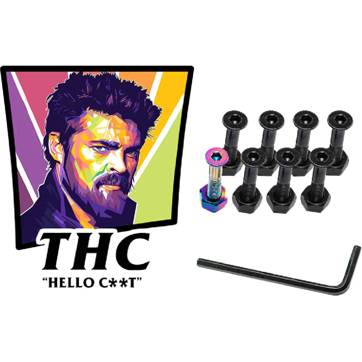 THC Butcher 1" Skateboard Truck Bolts
