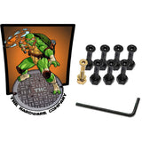 THC Turtles 1" Skateboard Truck Bolts - Mikey
