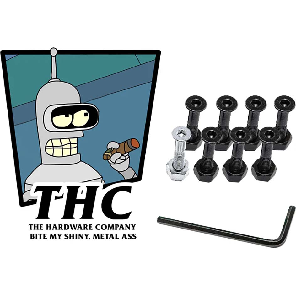THC 1" Skateboard Truck Bolts - Bender