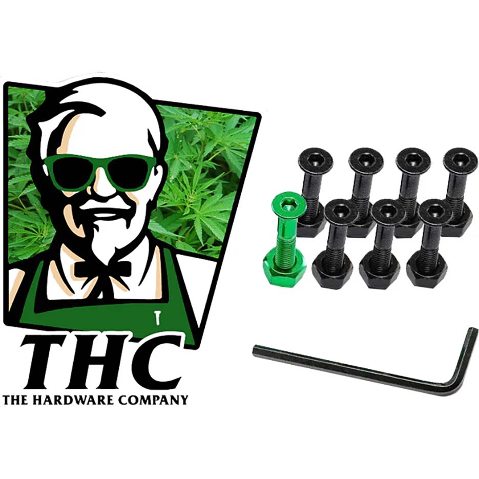 THC 1" Skateboard Truck Bolts - OG Kush