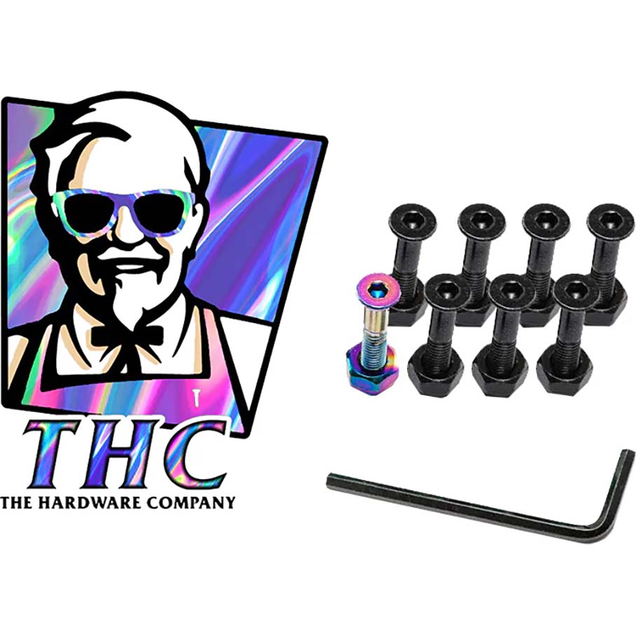 THC 1" Skateboard Truck Bolts - Fried