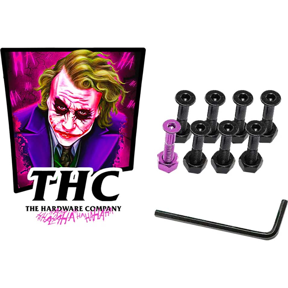 THC 1" Skateboard Truck Bolts - Joker