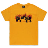 Thrasher Crows T Shirt - Gold LRG