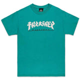 Thrasher Godzilla T Shirt - Jade