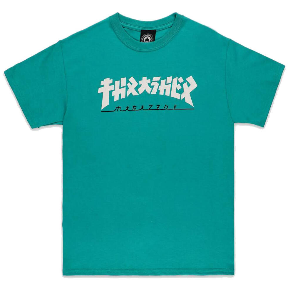 Thrasher Godzilla T Shirt - Jade LRG
