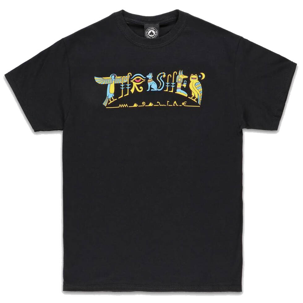 Thrasher Hieroglyphic T Shirt - Black LRG